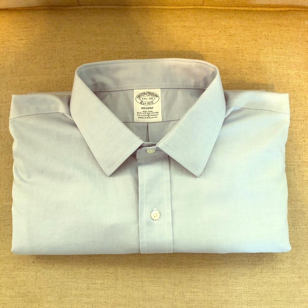 Brooks Brothers Button Down - Size: 17.5 - 34